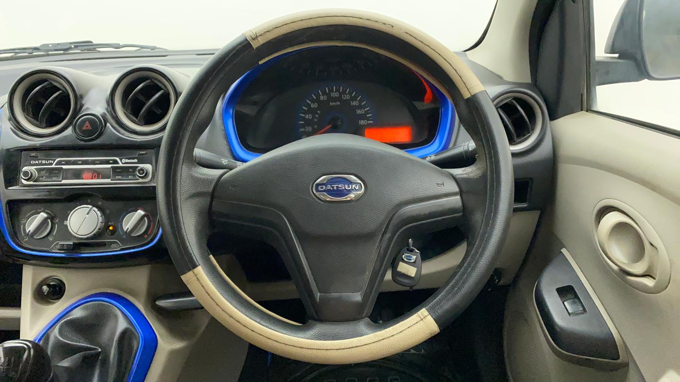 2017 Datsun Go ANNIVERSARY EDITION, Petrol, Manual, 50,724 km, Steering Wheel Close Up