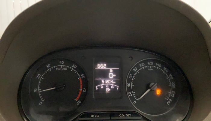 2016 Skoda Rapid AMBITION 1.6 MPI MT, Petrol, Manual, 51,198 km, Odometer Image