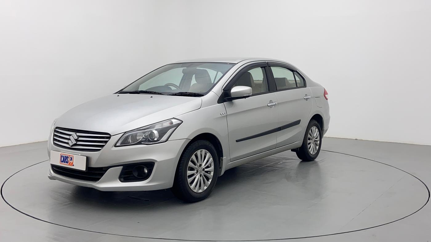 2015 Maruti Ciaz ZXI AT, Petrol, Automatic, 80,532 km, Left Front Diagonal (45- Degree) View