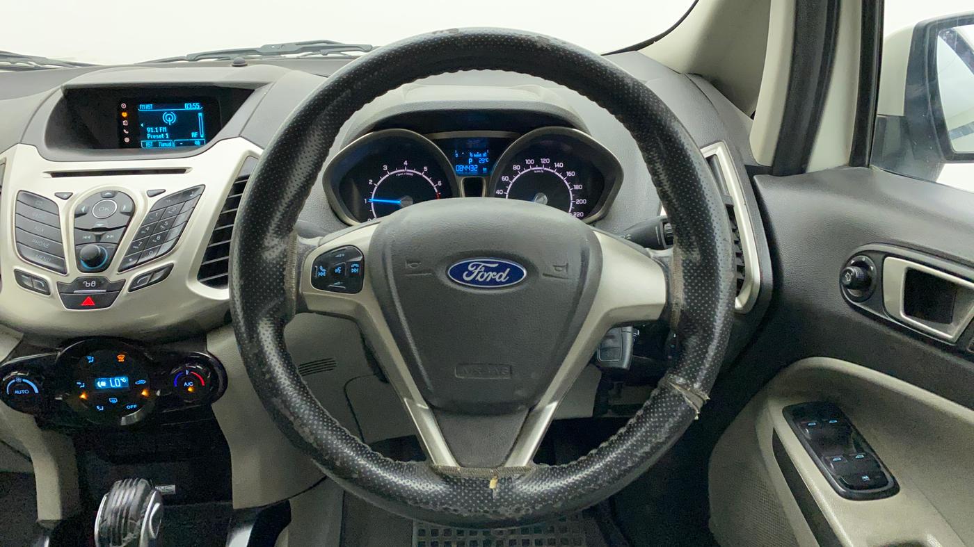 2015 Ford Ecosport TITANIUM 1.5L PETROL AT, Petrol, Automatic, 84,432 km, Steering Wheel Close Up