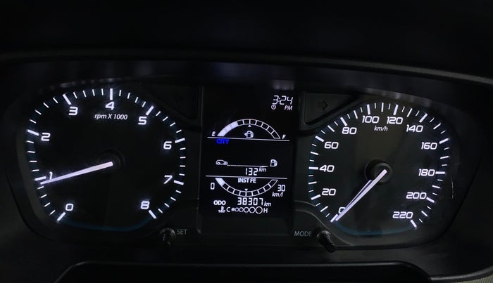 2021 Tata PUNCH ADVENTURE MT, Petrol, Manual, 38,303 km, Odometer Image