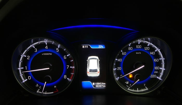 2017 Maruti Baleno ZETA 1.2 K12, Petrol, Manual, 56,410 km, Odometer Image