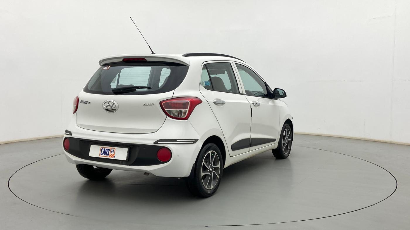 2018 Hyundai Grand i10 ASTA 1.2 KAPPA VTVT, Petrol, Manual, 44,299 km, Right Back Diagonal