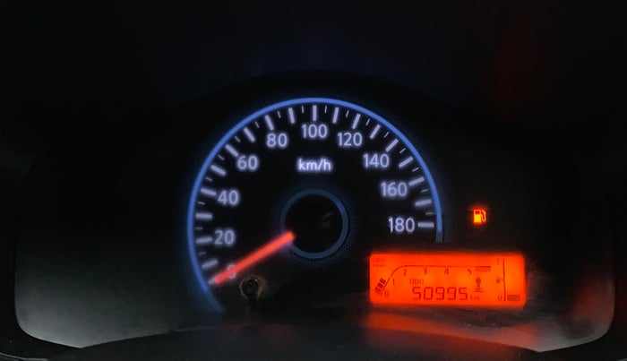 2018 Datsun Redi Go T (O), Petrol, Manual, 51,647 km, Odometer Image