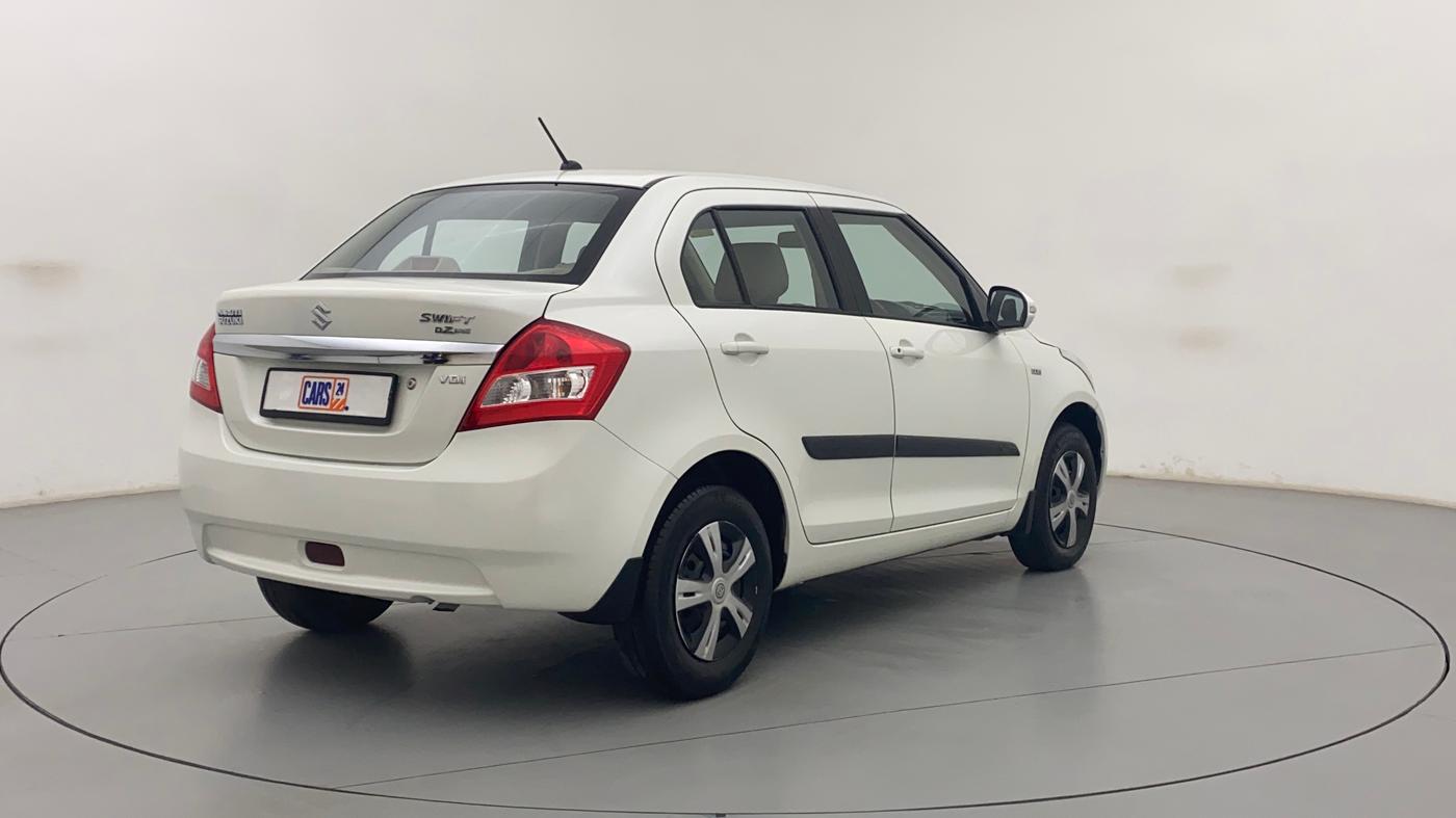 2012 Maruti Swift Dzire VDI BS IV, Diesel, Manual, 1,18,117 km, Right Back Diagonal (45- Degree) View