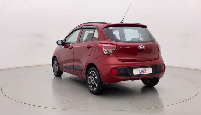 2018 Hyundai Grand i10 SPORTZ (O) AT 1.2 KAPPA VTVT, Petrol, Automatic, 21,242 km, Left Back Diagonal