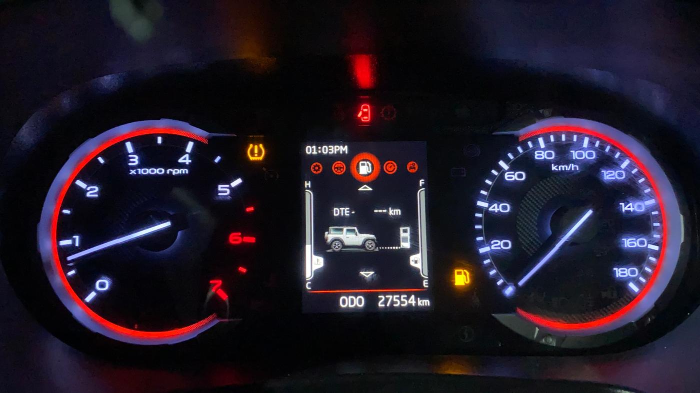 2022 Mahindra Thar LX HT PETROL 4WD MT, Petrol, Manual, 27,690 km, Odometer Image