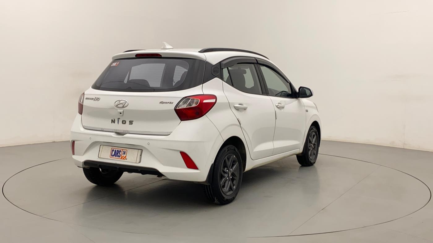 2020 Hyundai GRAND I10 NIOS SPORTZ AMT 1.2 KAPPA VTVT, Petrol, Automatic, 69,253 km, Right Back Diagonal