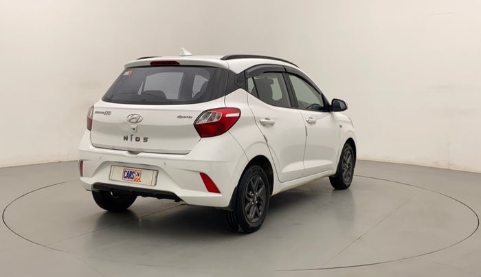 2020 Hyundai GRAND I10 NIOS SPORTZ AMT 1.2 KAPPA VTVT, Petrol, Automatic, 69,253 km, Right Back Diagonal