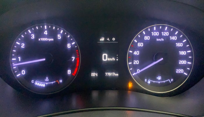 2015 Hyundai Elite i20 ASTA 1.2, Petrol, Manual, 77,895 km, Odometer Image