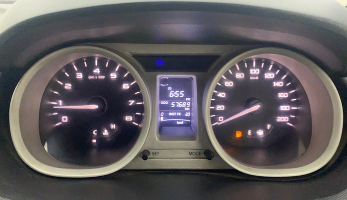 2016 Tata Tiago XZ PETROL, Petrol, Manual, 57,688 km, Odometer Image