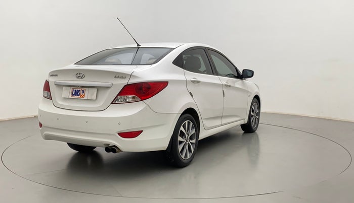 2014 Hyundai Verna FLUIDIC 1.6 CRDI SX AT, Diesel, Automatic, 55,206 km, Right Back Diagonal
