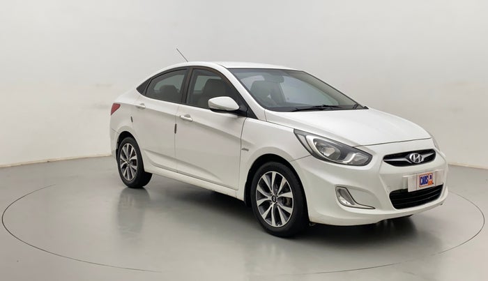 2014 Hyundai Verna FLUIDIC 1.6 CRDI SX AT, Diesel, Automatic, 55,206 km, Right Front Diagonal