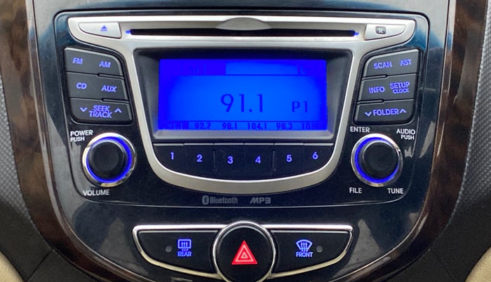 2014 Hyundai Verna FLUIDIC 1.6 CRDI SX AT, Diesel, Automatic, 55,206 km, Infotainment System