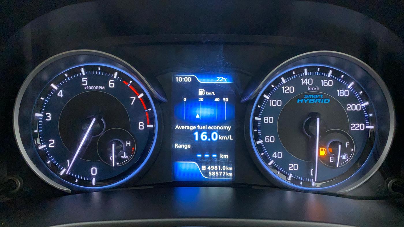 2019 Maruti Ertiga ZXI+ SHVS, Petrol, Manual, 58,577 km, Odometer Image