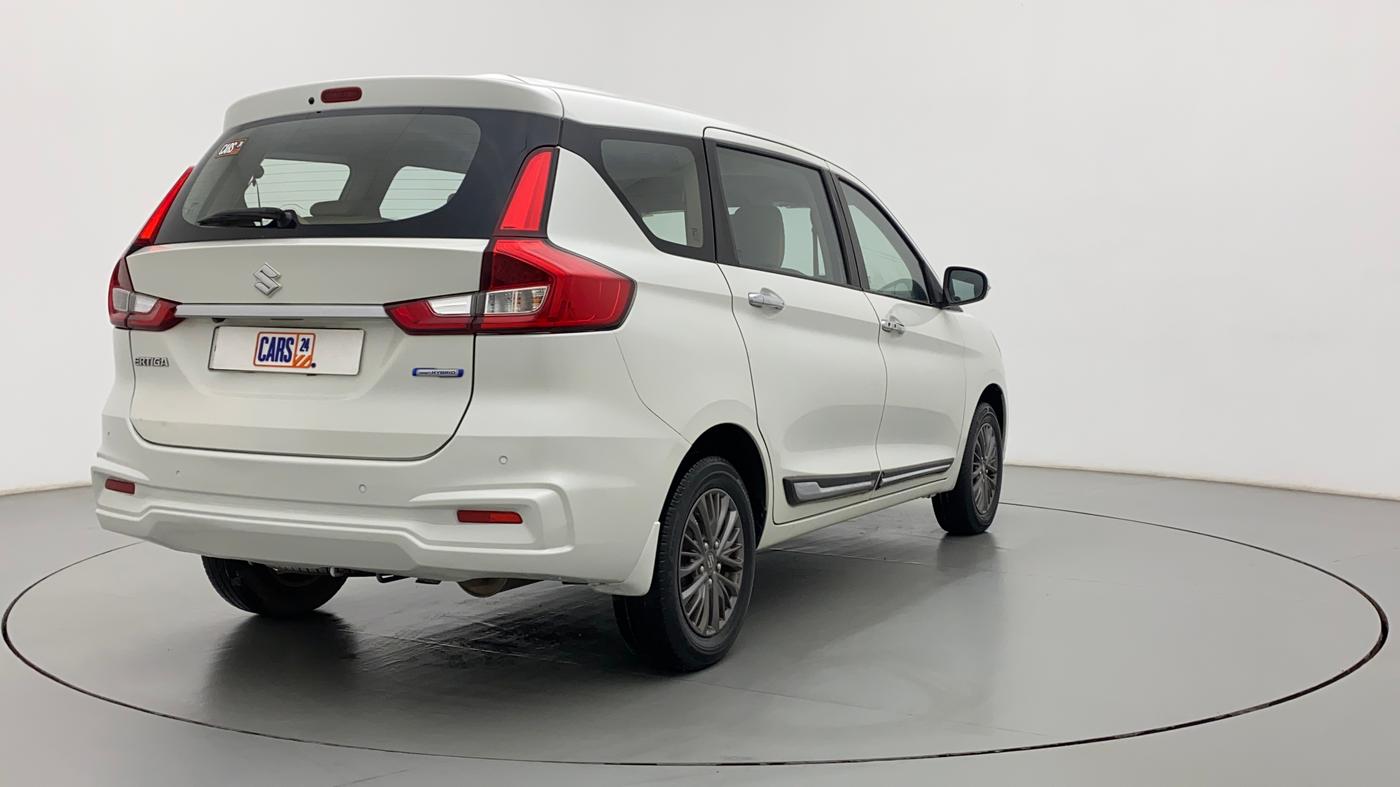 2019 Maruti Ertiga ZXI+ SHVS, Petrol, Manual, 58,577 km, Right Back Diagonal