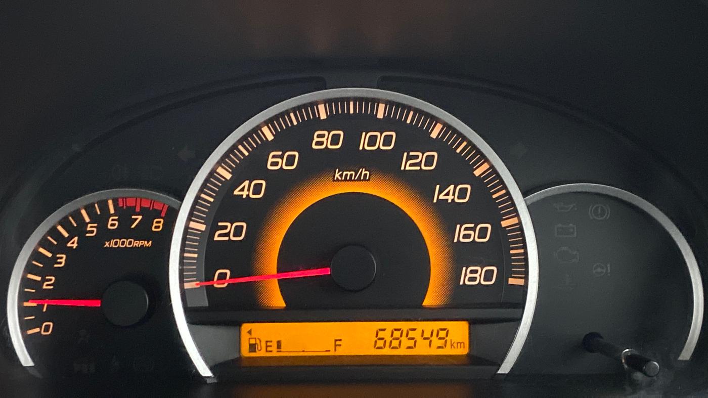 2015 Maruti Wagon R 1.0 VXI, Petrol, Manual, 68,688 km, Odometer Image