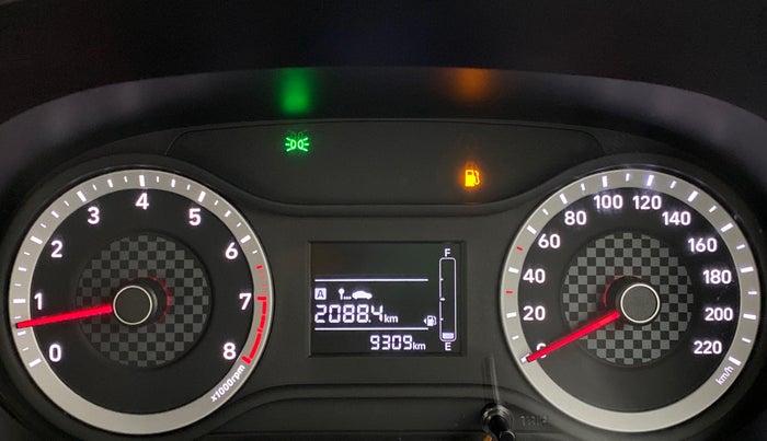 2022 Hyundai AURA S 1.2, Petrol, Manual, 9,309 km, Odometer Image