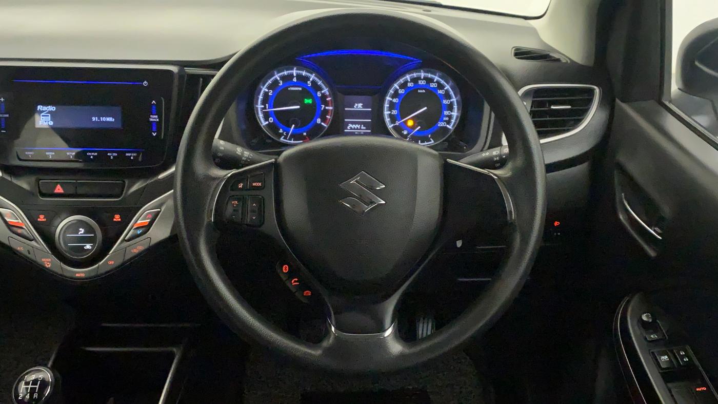 2019 Maruti Baleno DELTA PETROL 1.2, Petrol, Manual, 24,441 km, Steering Wheel Close Up