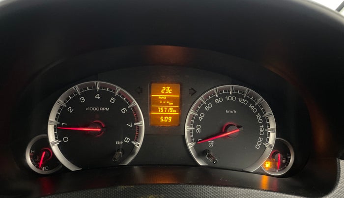 2014 Maruti Swift ZXI, Petrol, Manual, 75,689 km, Odometer Image