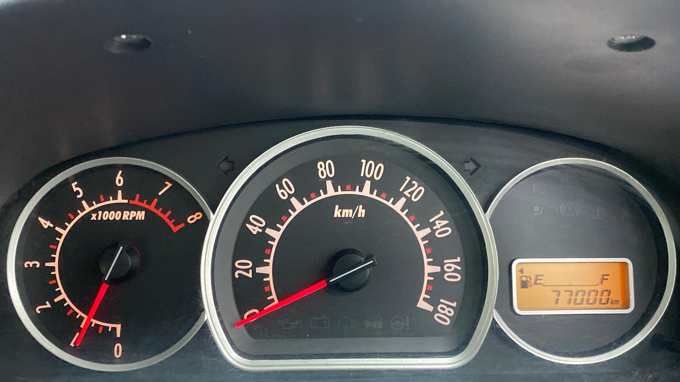 2014 Maruti Alto K10 VXI P, Petrol, Manual, 77,135 km, Odometer Image