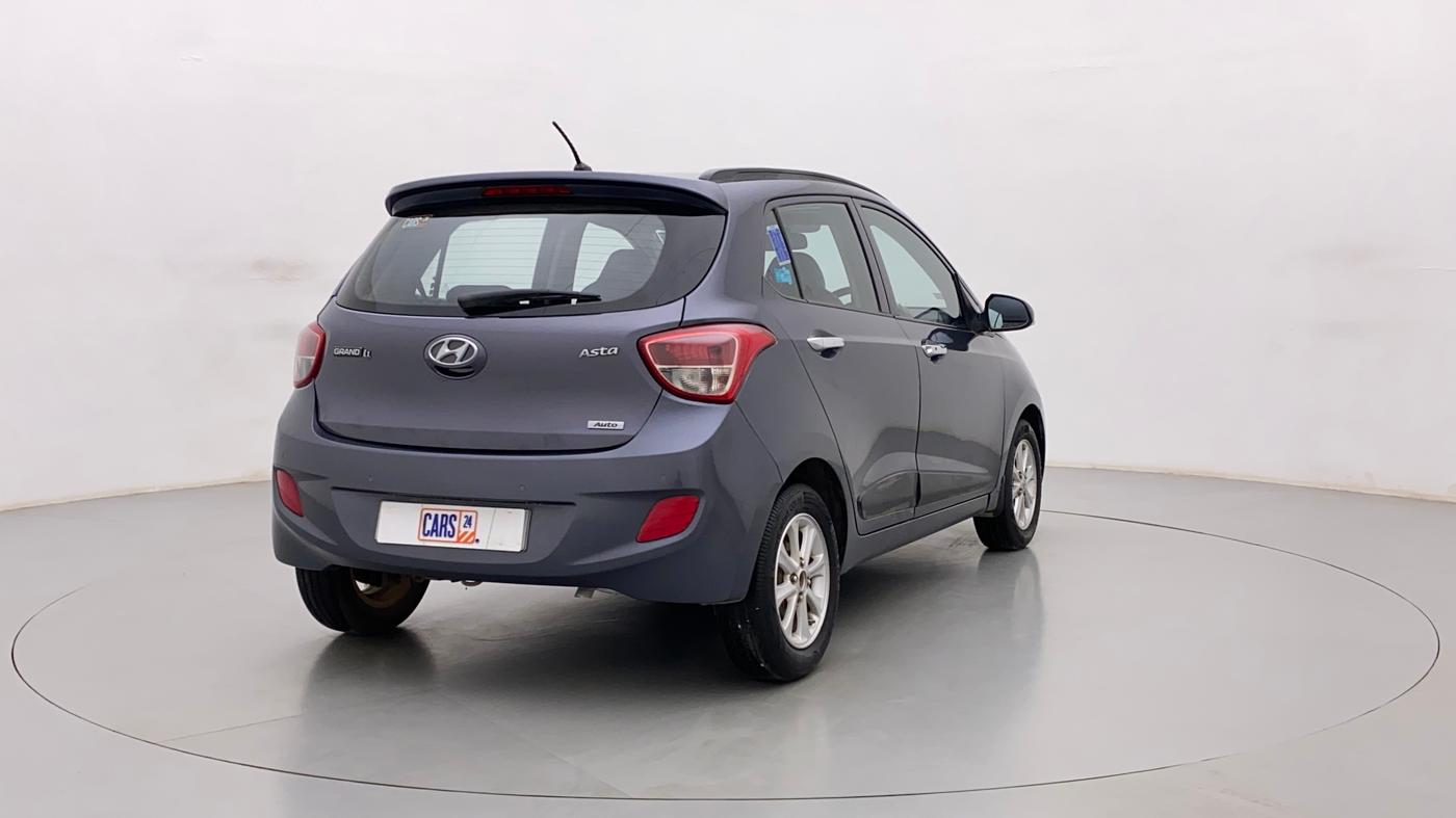 2014 Hyundai Grand i10 ASTA AT 1.2 KAPPA VTVT, Petrol, Automatic, 49,486 km, Right Back Diagonal