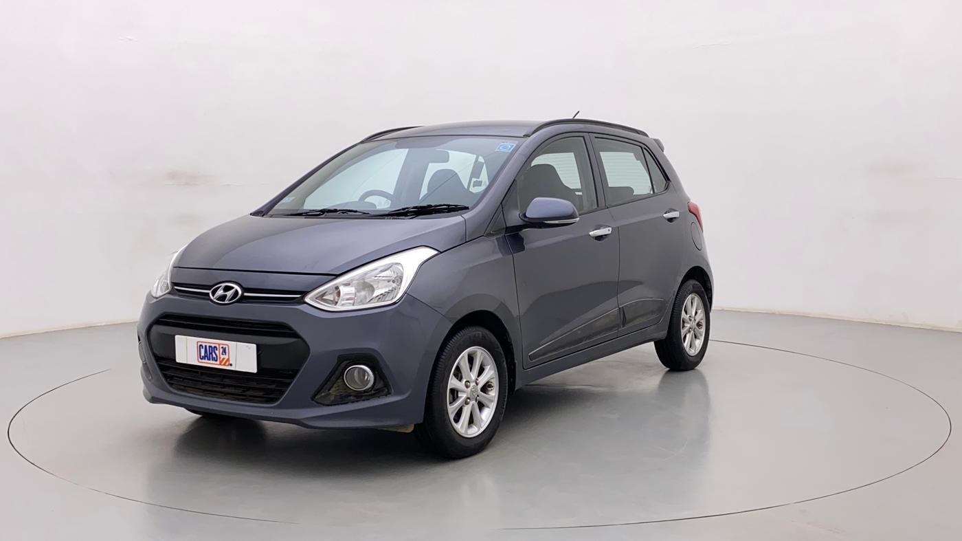 2014 Hyundai Grand i10 ASTA AT 1.2 KAPPA VTVT, Petrol, Automatic, 49,486 km, Left Front Diagonal