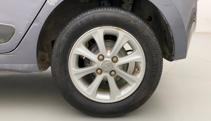 2014 Hyundai Grand i10 ASTA AT 1.2 KAPPA VTVT, Petrol, Automatic, 49,486 km, Left Rear Wheel