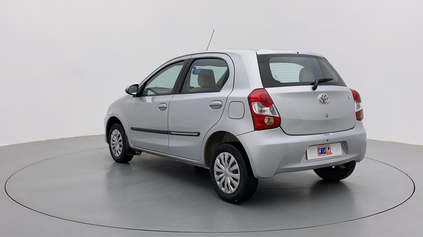 2015 Toyota Etios Liva V, Petrol, Manual, 88,435 km, Left Back Diagonal