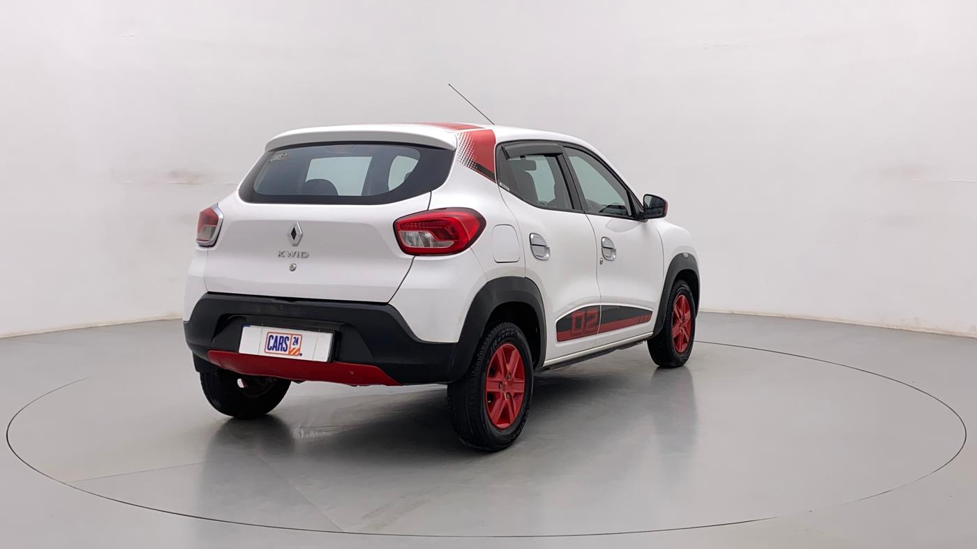 2017 Renault Kwid RXT 1.0, Petrol, Manual, 74,467 km, Right Back Diagonal