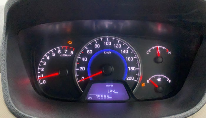 2016 Hyundai Grand i10 MAGNA 1.2 KAPPA VTVT, Petrol, Manual, 79,974 km, Odometer Image