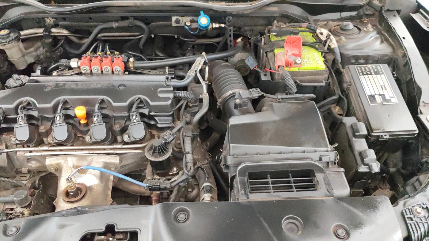 2019 Honda Civic 1.8L I-VTEC VX CVT, CNG, Automatic, 73,220 km, Engine View - Left
