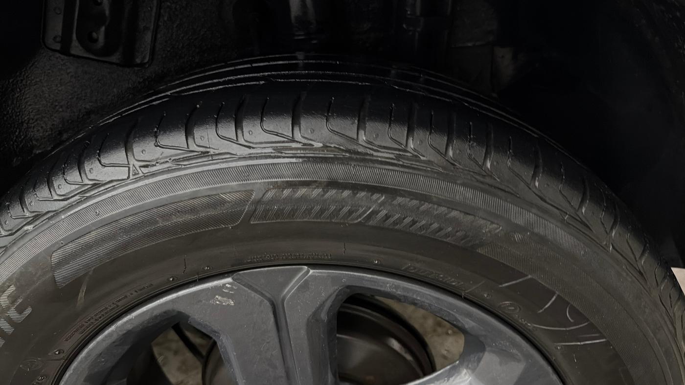 2022 Tata NEXON XZ PLUS (PREMIUM) DIESEL DARK EDITION, Diesel, Manual, 68,579 km, Left Rear Tyre Tread