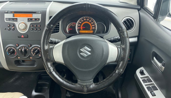 2012 Maruti Wagon R 1.0 VXI, Petrol, Manual, 29,994 km, Steering Wheel Close Up