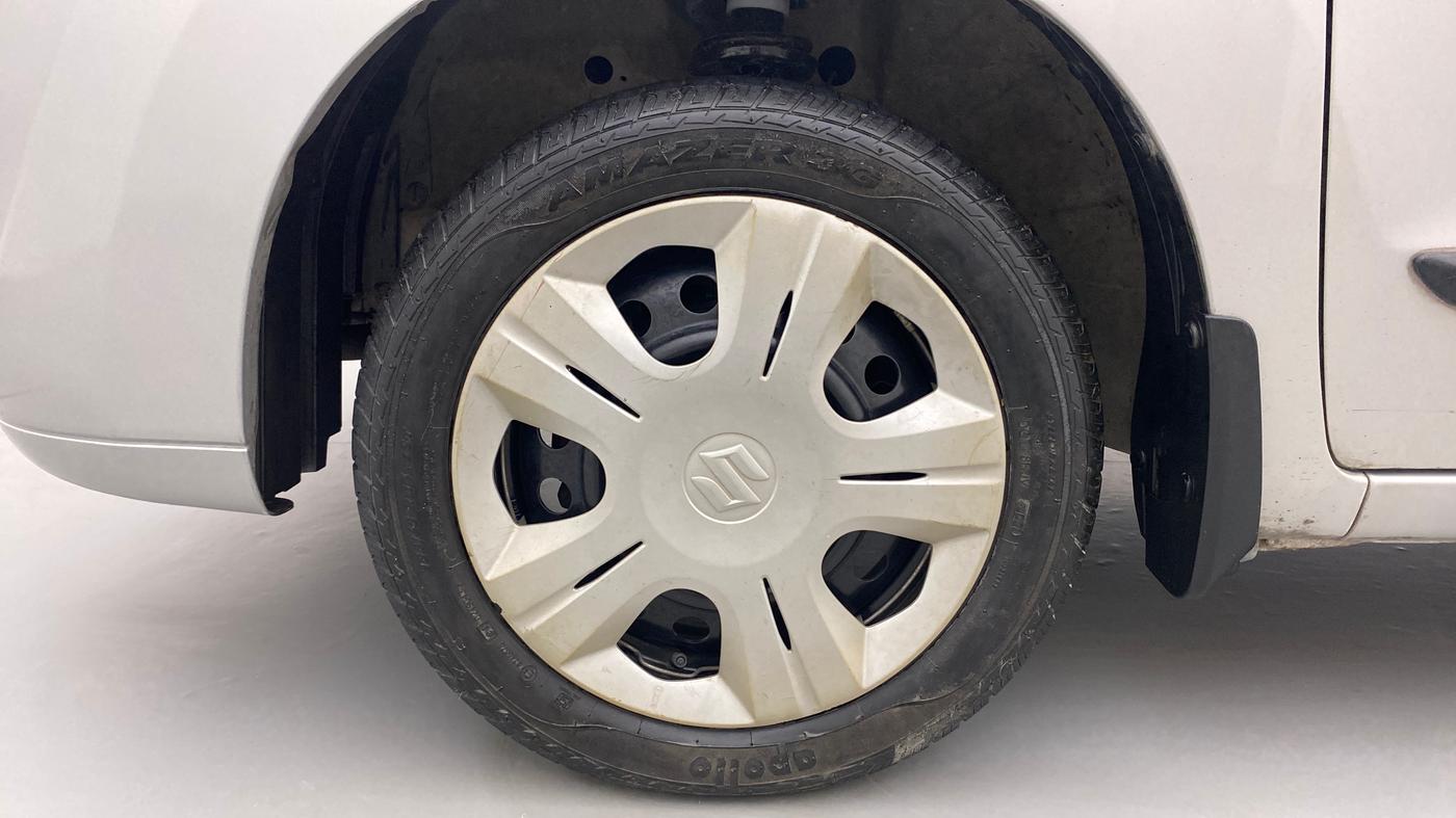 2012 Maruti Wagon R 1.0 VXI, Petrol, Manual, 29,994 km, Left Front Wheel