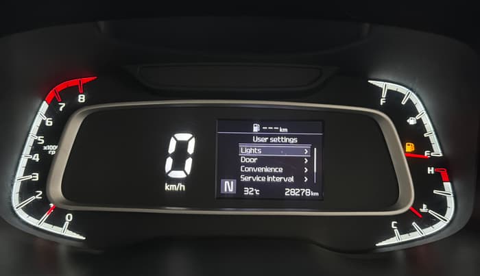 2021 KIA SONET HTX 1.0 IMT, Petrol, Manual, 28,278 km, Odometer Image