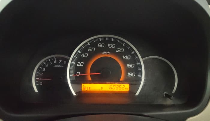 2014 Maruti Wagon R 1.0 VXI, Petrol, Manual, 60,340 km, Odometer Image