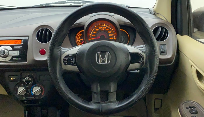 2013 Honda Amaze 1.2L I-VTEC S, Petrol, Manual, 89,019 km, Steering Wheel Close Up