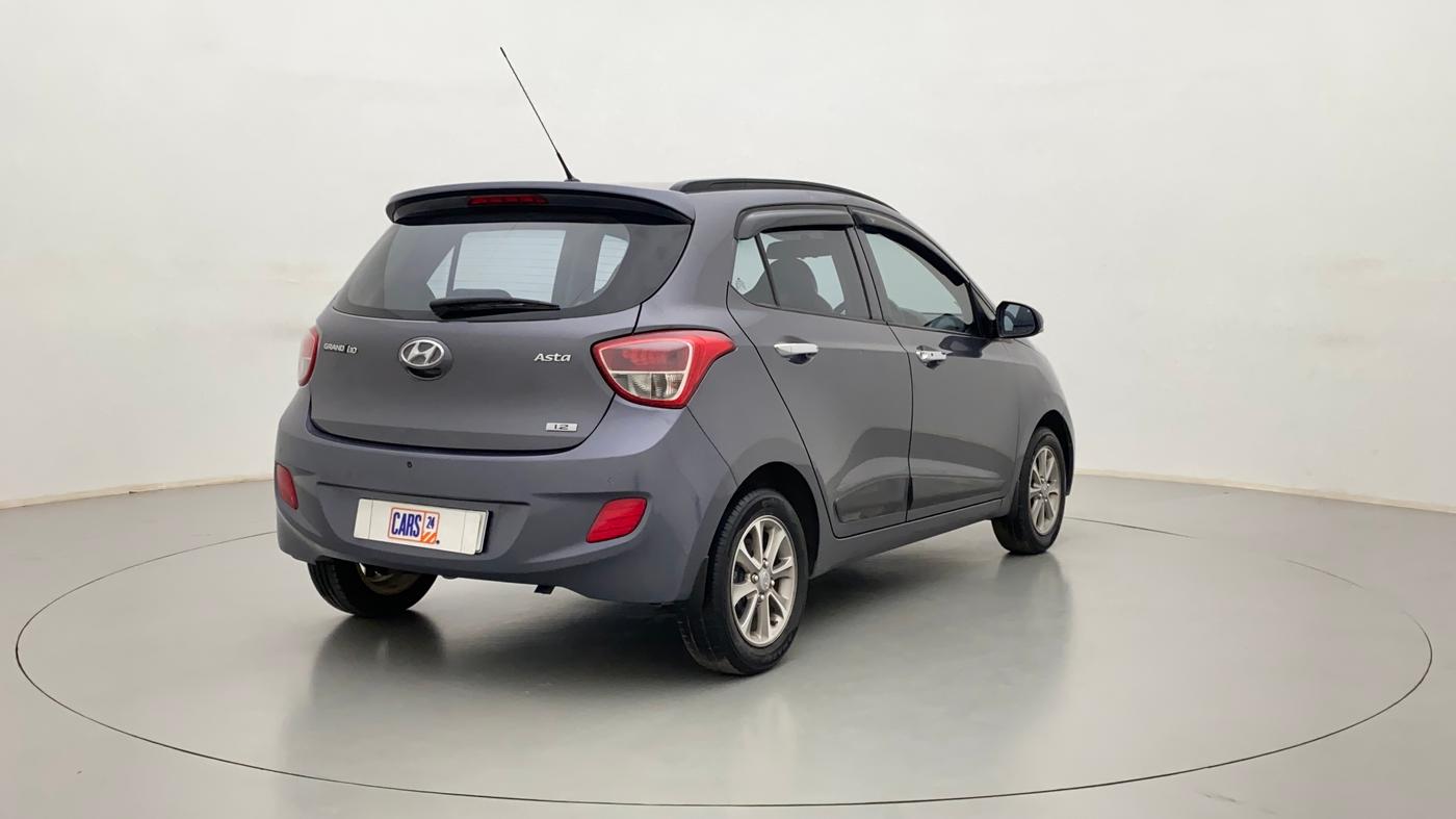 2016 Hyundai Grand i10 ASTA 1.2 (O) VTVT, Petrol, Manual, 29,918 km, Right Back Diagonal