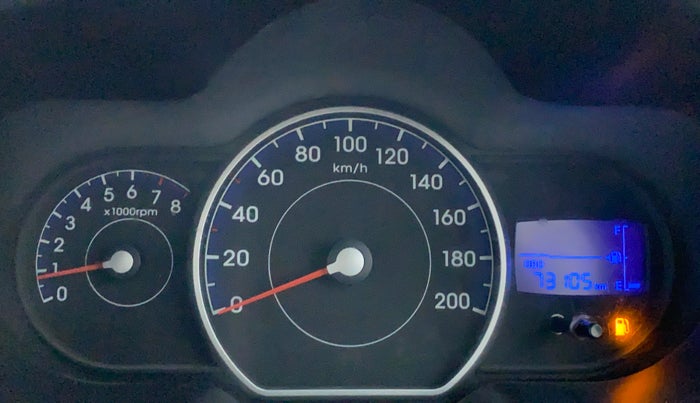 2010 Hyundai i10 SPORTZ 1.2, Petrol, Manual, 73,177 km, Odometer Image