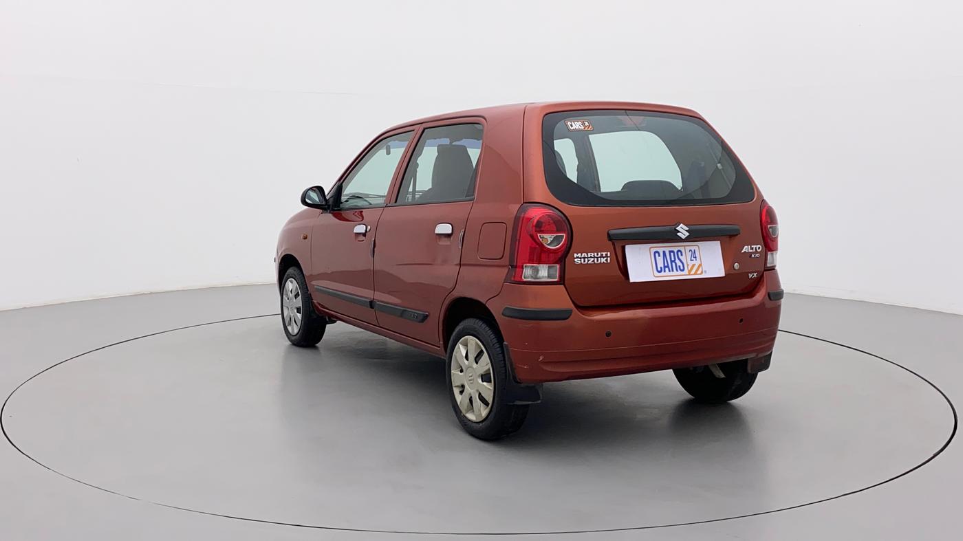 2011 Maruti Alto K10 VXI, Petrol, Manual, 46,425 km, Left Back Diagonal