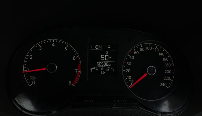 2017 Volkswagen Vento 1.2 TSI HIGHLINE PLUS AT, Petrol, Automatic, 60,533 km, Odometer Image