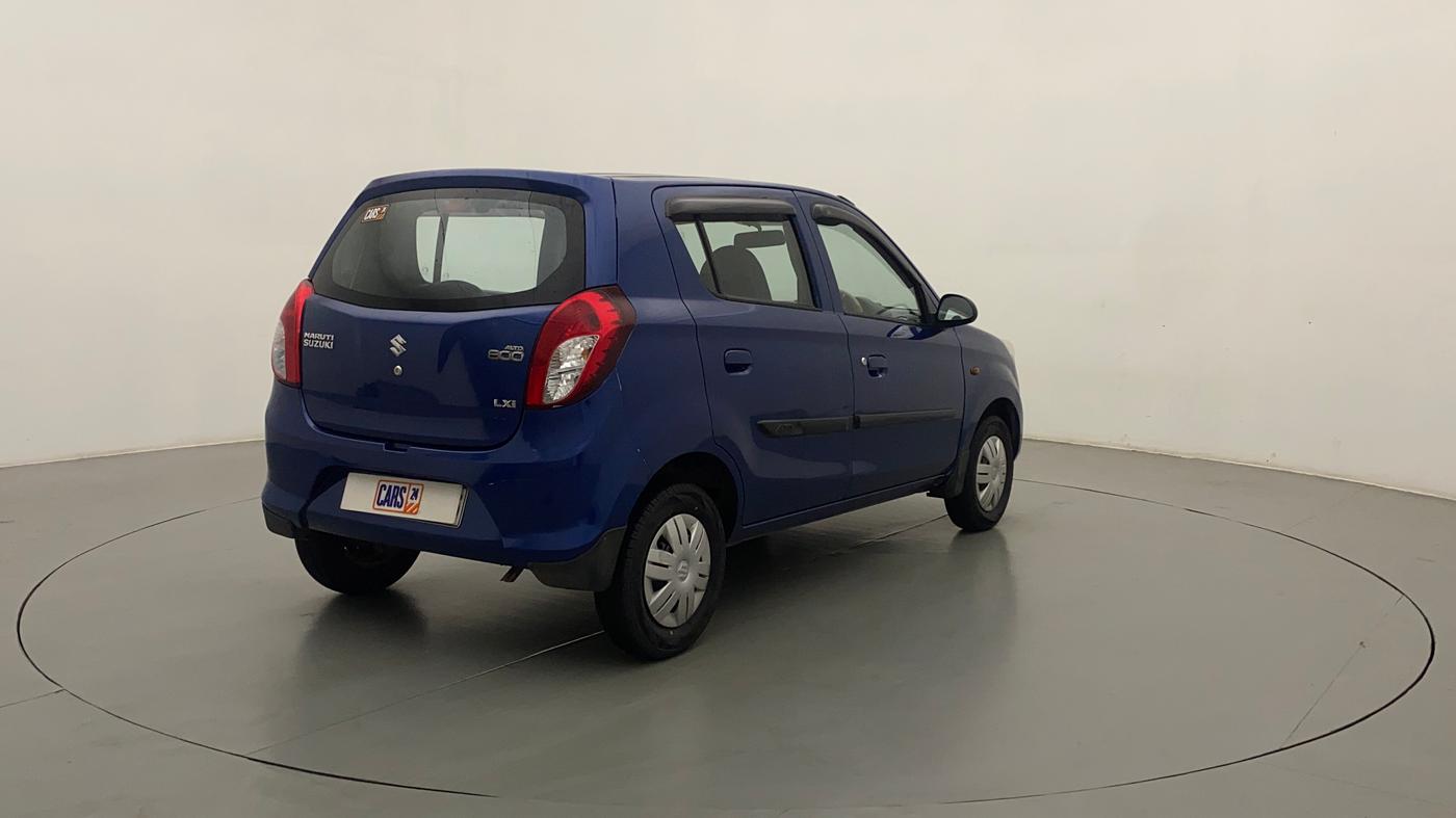 2012 Maruti Alto 800 LXI, Petrol, Manual, 18,489 km, Right Back Diagonal