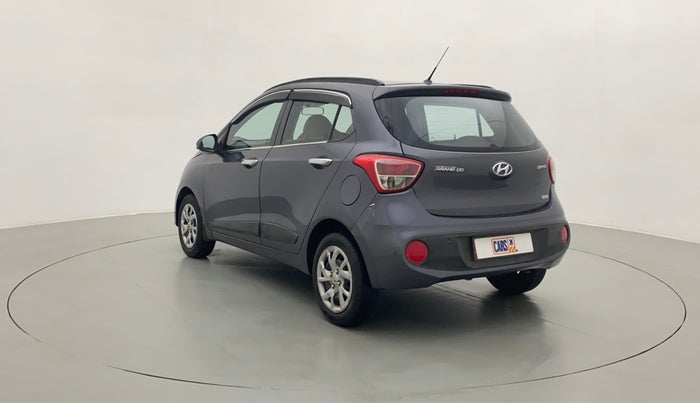 2017 Hyundai Grand i10 SPORTZ (O) 1.2 KAPPA VTVT, Petrol, Manual, 53,993 km, Left Back Diagonal