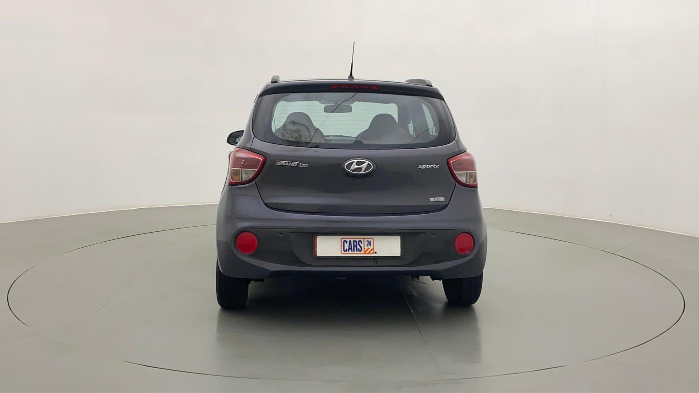 2017 Hyundai Grand i10 SPORTZ (O) 1.2 KAPPA VTVT, Petrol, Manual, 53,993 km, Back/Rear