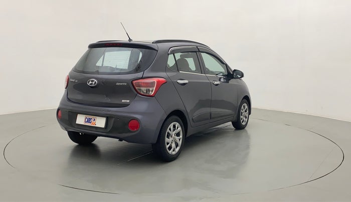 2017 Hyundai Grand i10 SPORTZ (O) 1.2 KAPPA VTVT, Petrol, Manual, 53,993 km, Right Back Diagonal