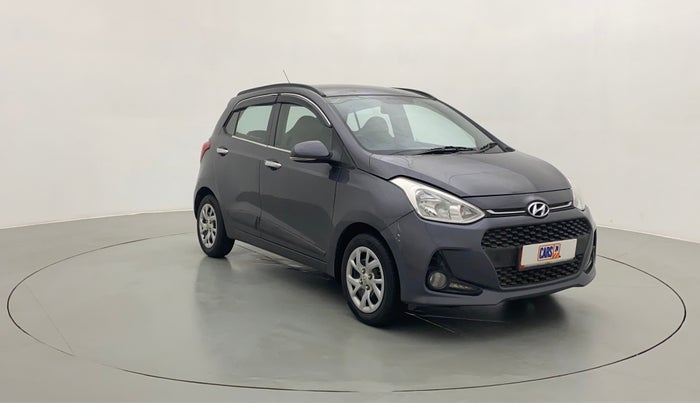 2017 Hyundai Grand i10 SPORTZ (O) 1.2 KAPPA VTVT, Petrol, Manual, 53,993 km, Right Front Diagonal