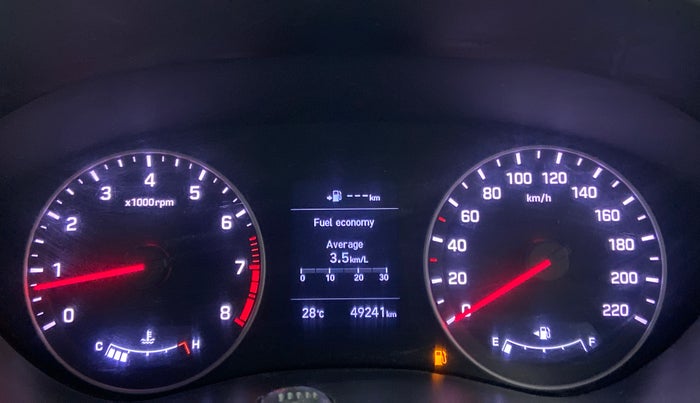 2018 Hyundai Elite i20 ASTA 1.2 (O), Petrol, Manual, 49,241 km, Odometer Image
