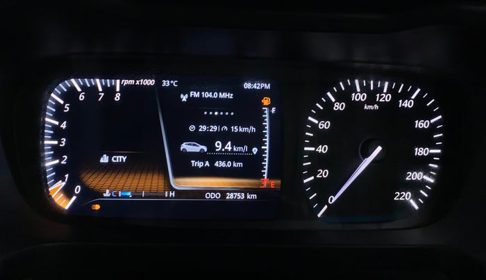 2020 Tata ALTROZ XZ 1.2, Petrol, Manual, 28,820 km, Odometer Image