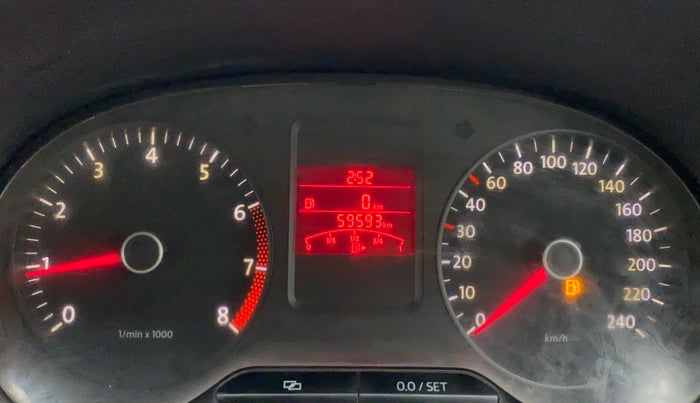 2012 Volkswagen Polo TRENDLINE 1.2L PETROL, Petrol, Manual, 60,208 km, Odometer Image